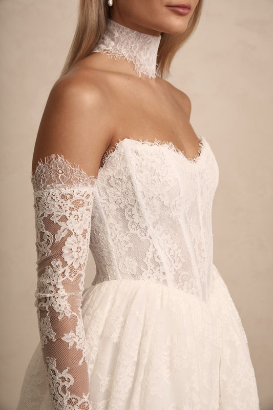 Made With Love Bridal Chantilly Lace Choker