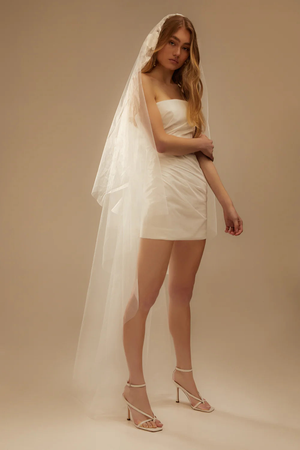 Chosen by Kyha Hepburn Double Tier Veil