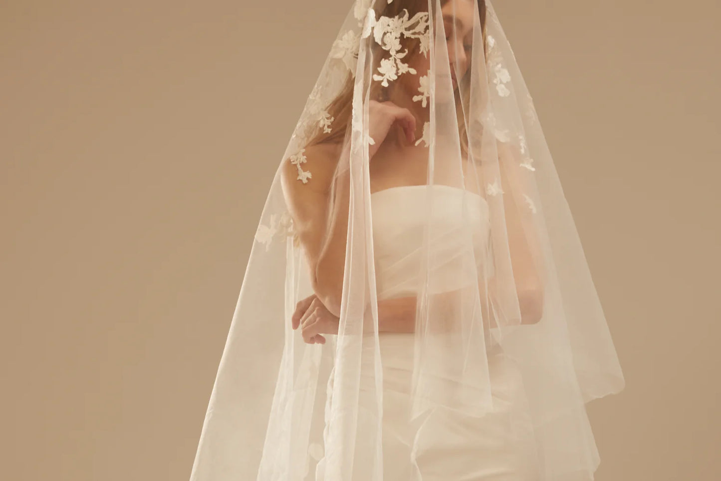 Chosen by Kyha Hepburn Double Tier Veil